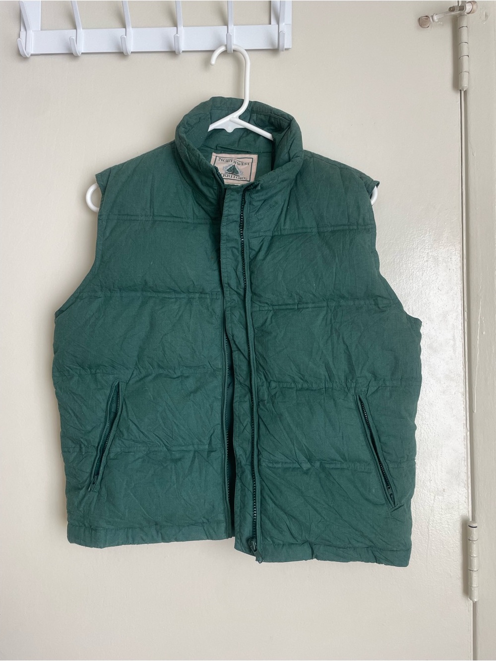 Northwest Territory Puffer Vest Green Vintage 90s Down